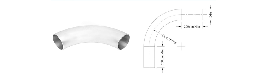 Long Radius Pipe Bend